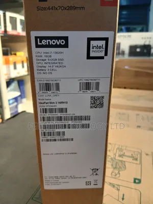 New Laptop Lenovo Ideapad 3 16GB Intel Core i7 SSD 512GB