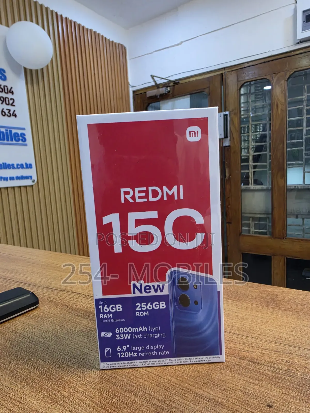 New Xiaomi Redmi 15C 4G 256 GB Black