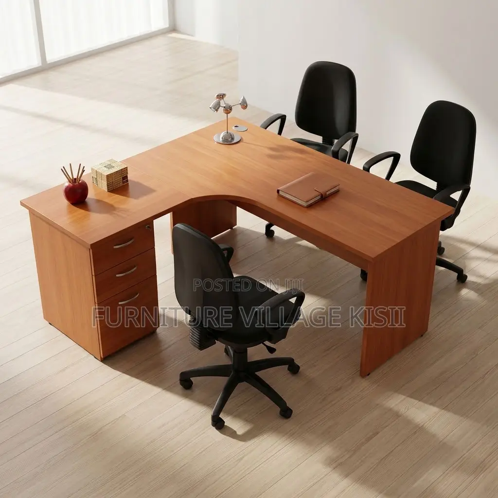 1.4m Curved Office Desk