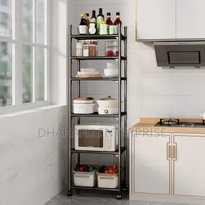 6-Tier Kitchen Storage Rack Trolley