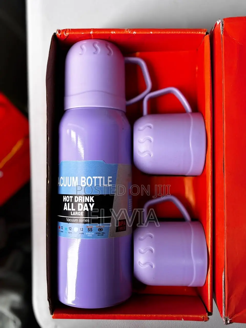 Purple Vacuum Bottle Set
