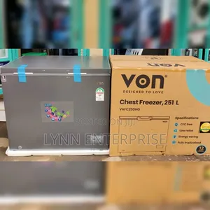 Von Chest Freezer Net Capacity 252Litres
