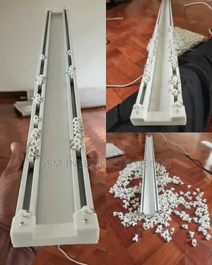 Aluminium Double Curtain Rails Rust Resistant
