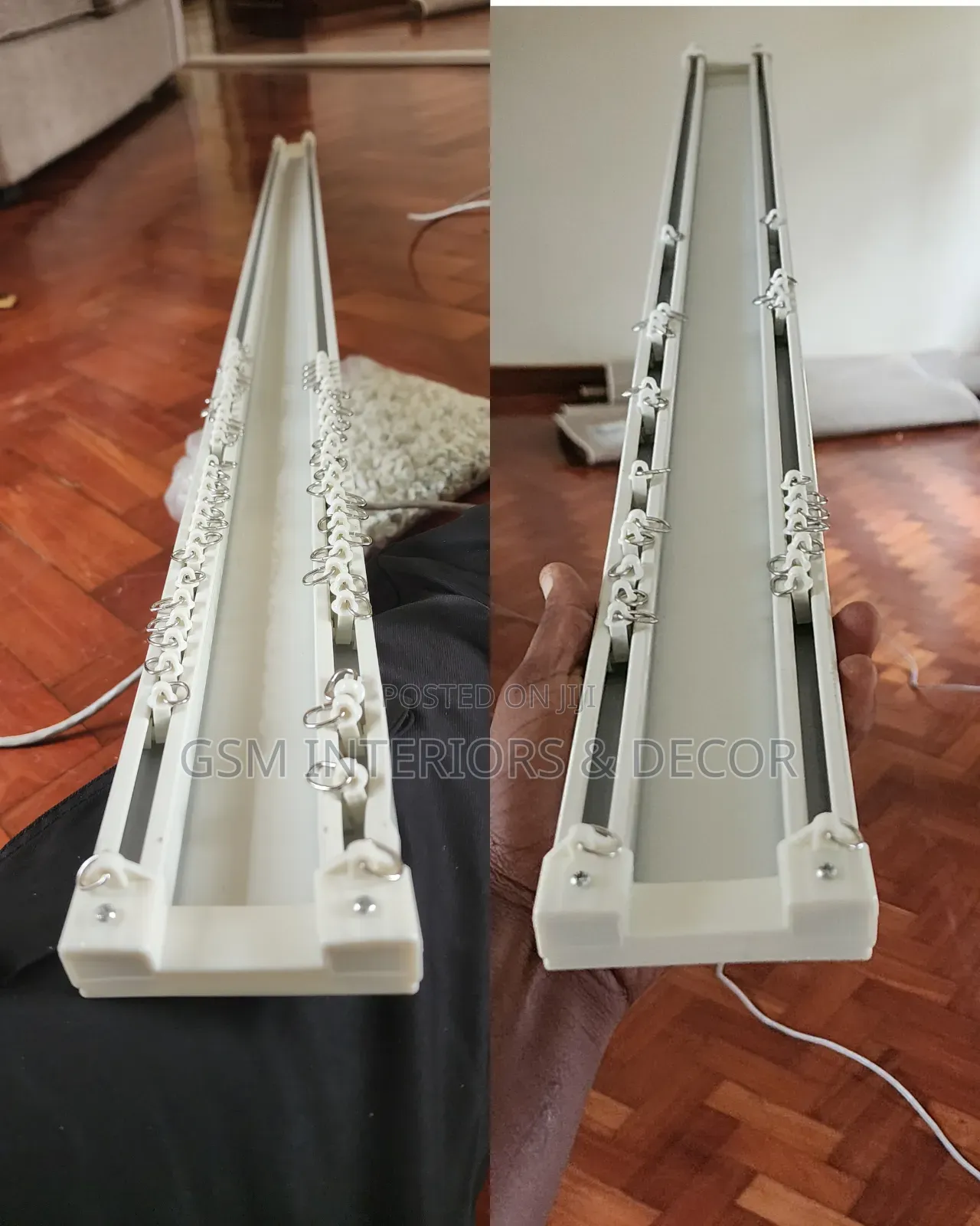Highly Efficient Aluminium Curtain Rails Double for Blackout Curtains