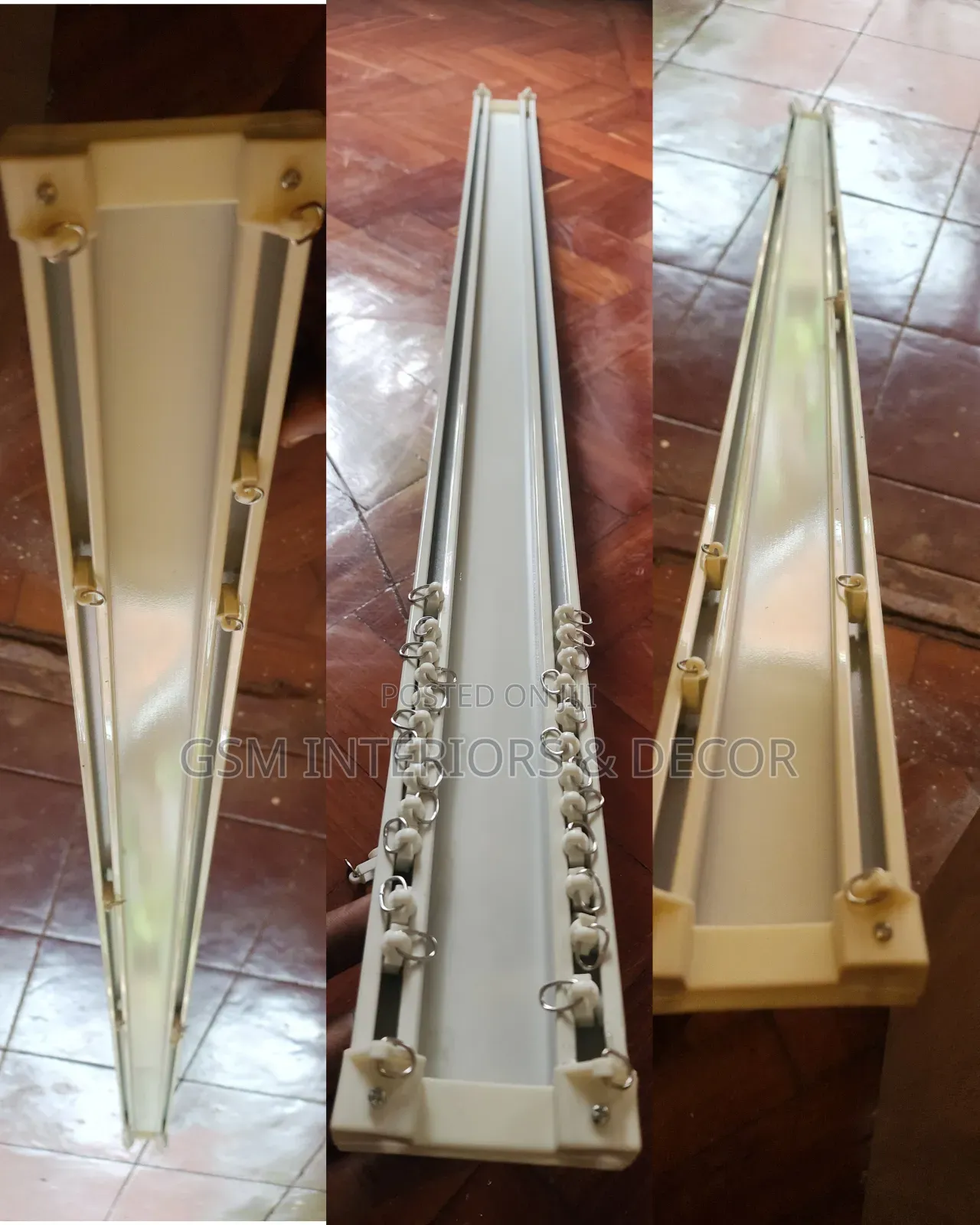 Highly Efficient Aluminium Curtain Rails Double for Blackout Curtains