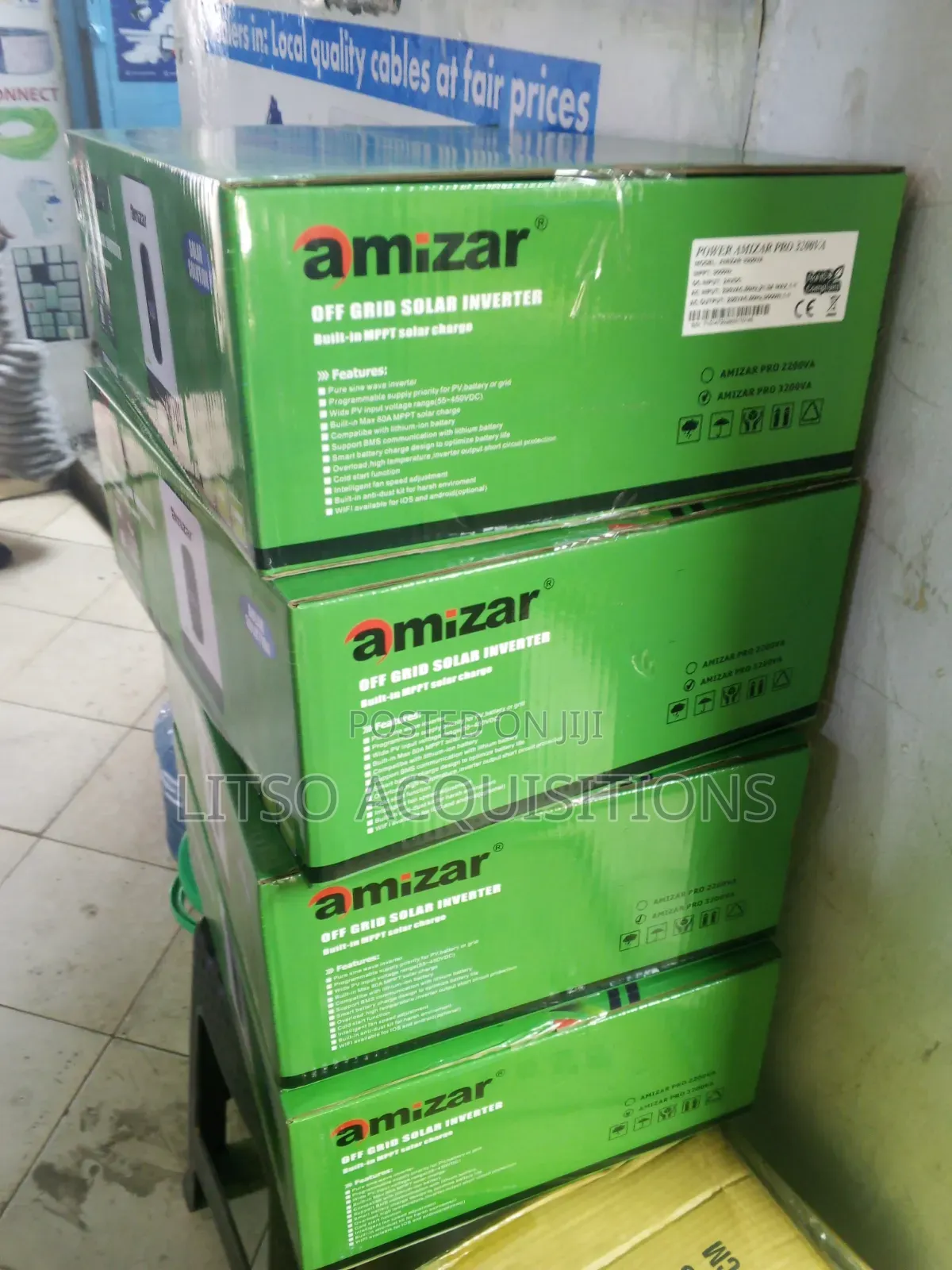 Amizar Pro 3.2kVA 24V Off-Grid Solar Inverter | Built-in MPPT