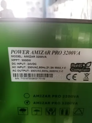 Amizar Pro 3.2kVA 24V Off-Grid Solar Inverter | Built-in MPPT