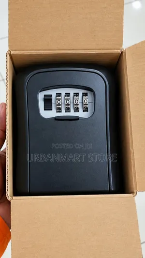 Metallic 4 Digit Combination Key Lock Box- In Stock
