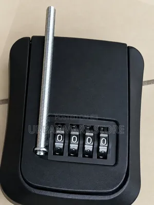 Metallic 4 Digit Combination Key Lock Box- In Stock