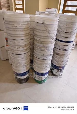 Empty Crown Paints Buckets(Ruff and Tuff)