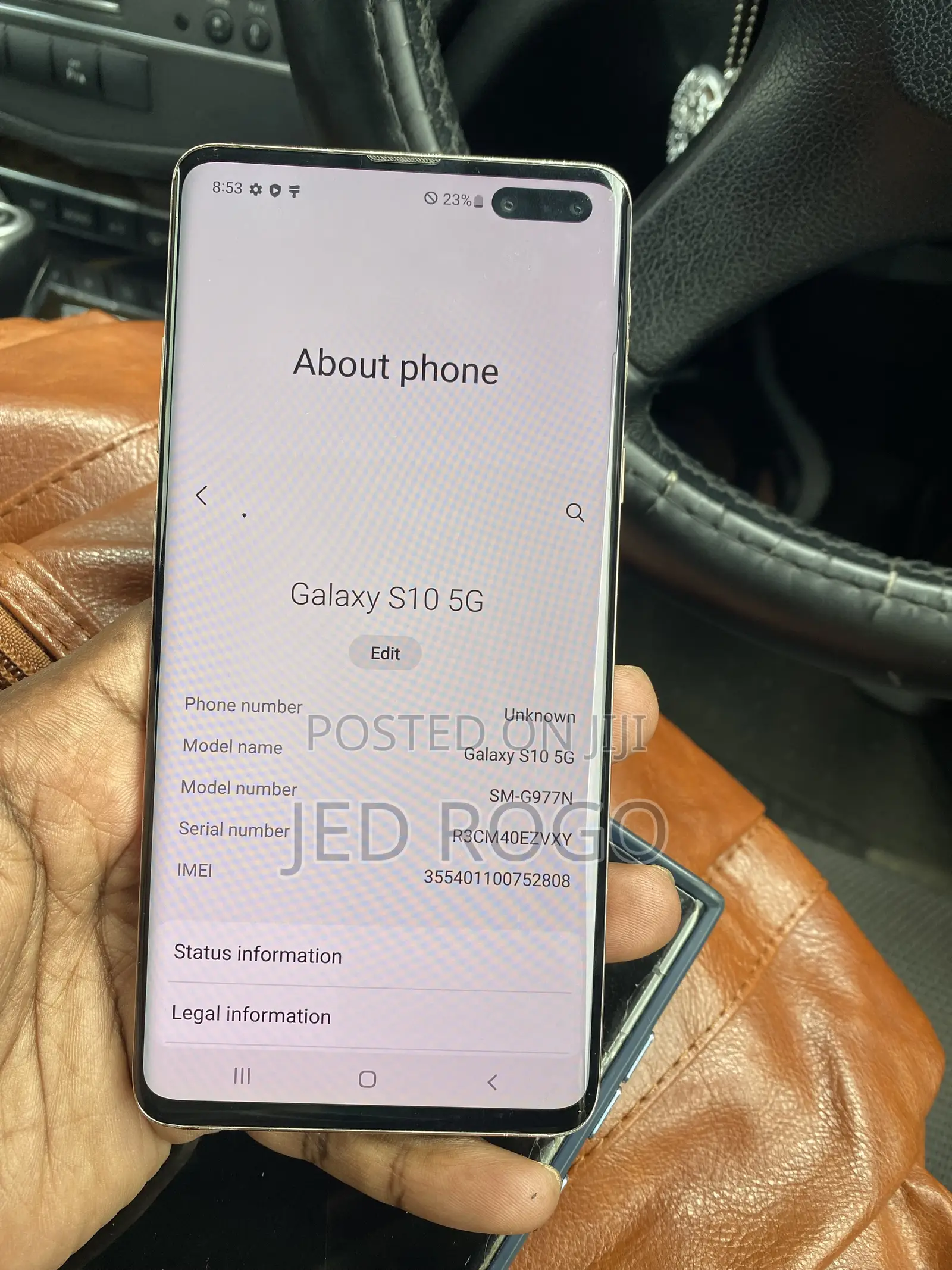 Samsung Galaxy S10 5G 256 GB White