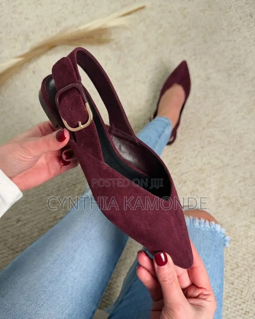 Zara Faux Leather Slingback
