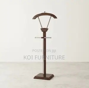 Coat Hanger : Wooden Suit Valet Stand