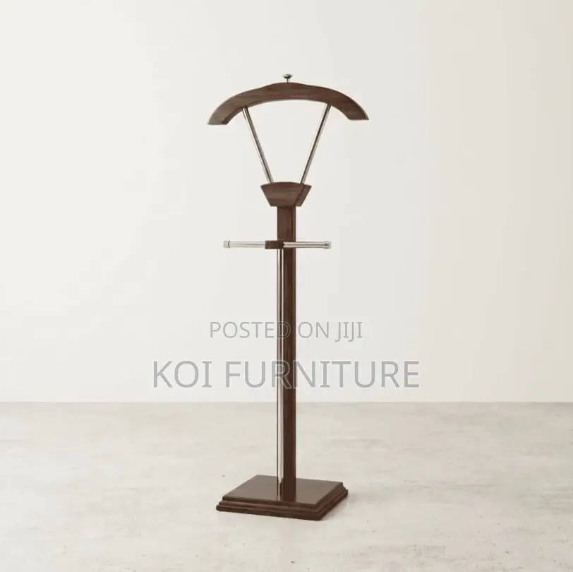 Coat Hanger : Wooden Suit Valet Stand