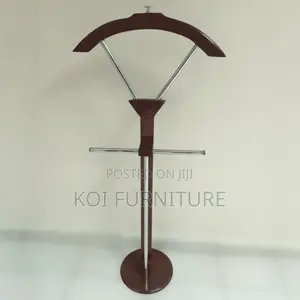 Coat Hanger : Wooden Suit Valet Stand