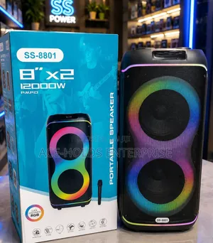 Party Rocker Rechargeable (1200watts) SS -8801 - Karaoke Microphone