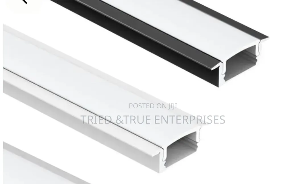 Aluminum Profiles 17mm Silver Recessed Profile