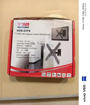 VON Hotpoint HZB-42TS Swivel TV Wall Mount 19–42" – Unused