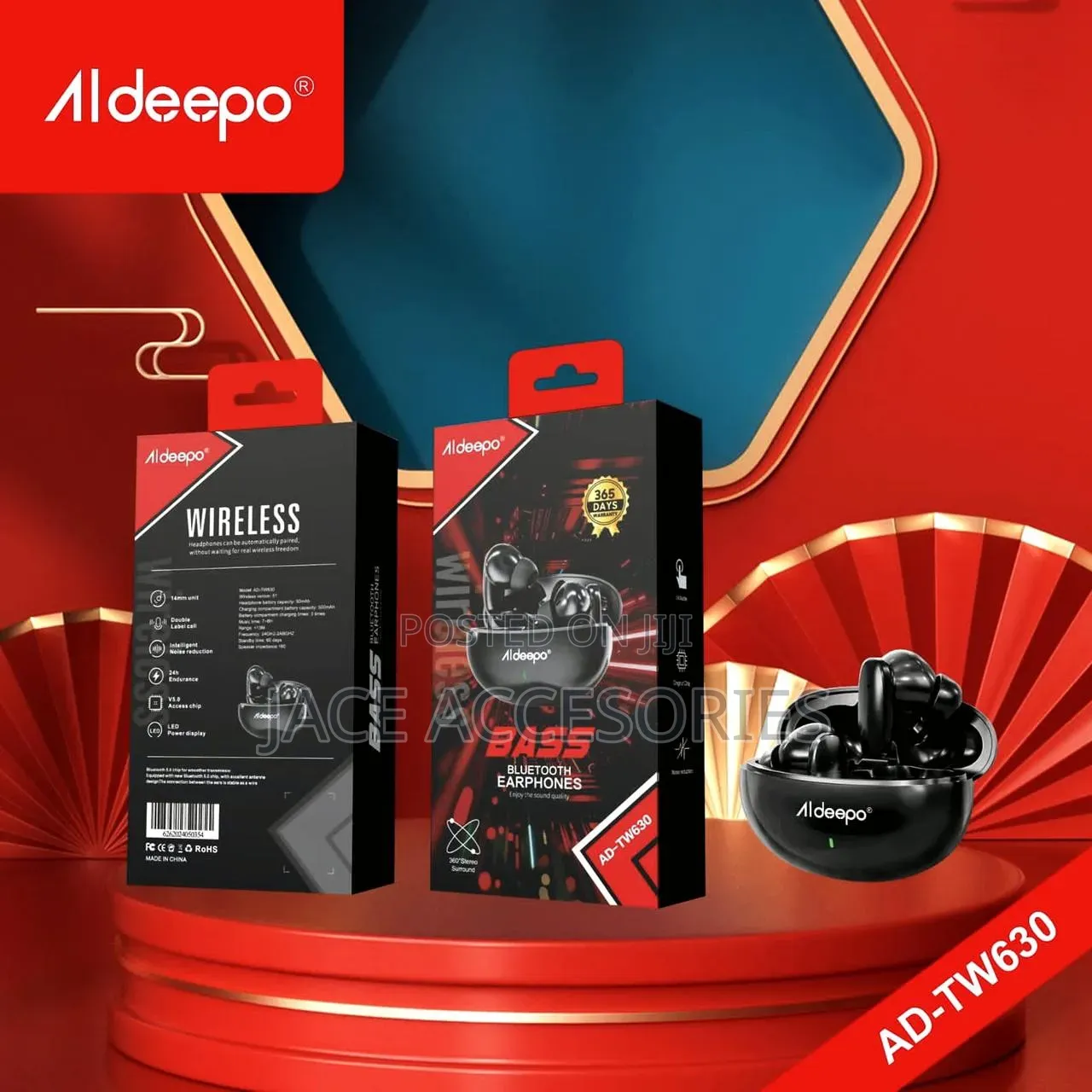 Aldeepo Deep Bass Earbuds