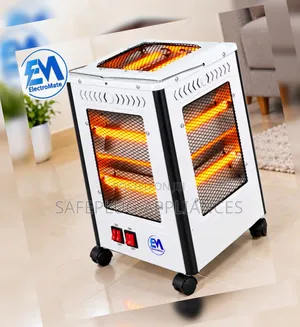 ElectroMate QH02 2000W 5-Sided Quartz Room Heater – Ortable Powerful