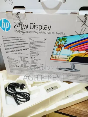 HP 24fw 24" IPS Full HD Monitor – Original Box, Excellent Condition
