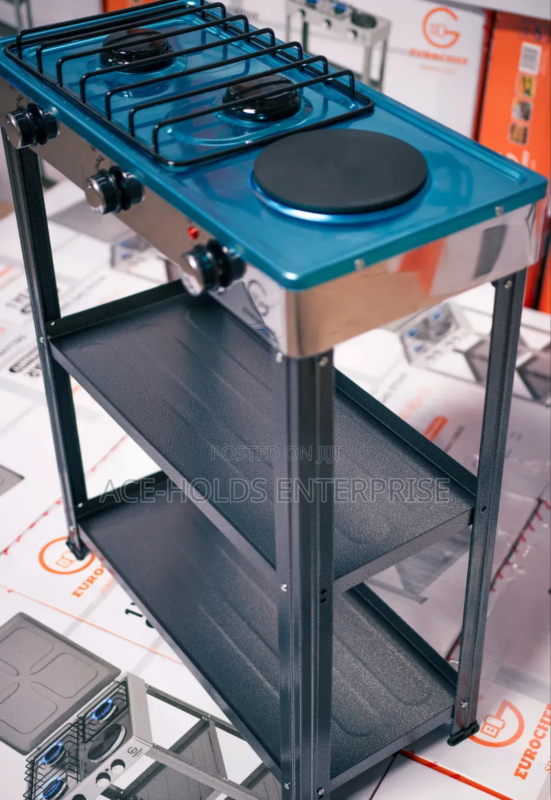 1500watts - Eurochef EC-6073(2+1)
With Spacious Shelf Units