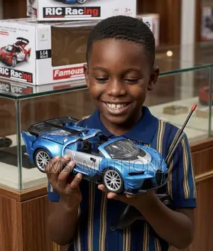Blue Color Open Top Sports Remote Control Toy Car