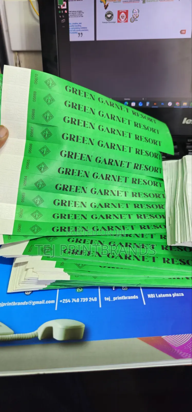 Printed Event Wristbands