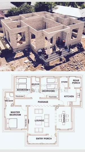 Custom House Plans 2D Floor Plans 3D House Design Simple Residential