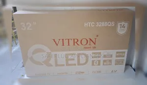 Vitron 32" QLED Smart Digital TV –Frameless Android TV With Wi-Fi BT