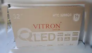 Vitron 32" QLED Smart Digital TV –Frameless Android TV With Wi-Fi BT