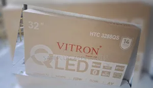 Vitron 32" QLED Smart Android TV – Bluetooth, Wi-Fi Inbuilt Decoder