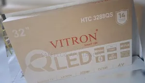 Vitron 32" QLED Smart Android TV – Bluetooth, Wi-Fi Inbuilt Decoder
