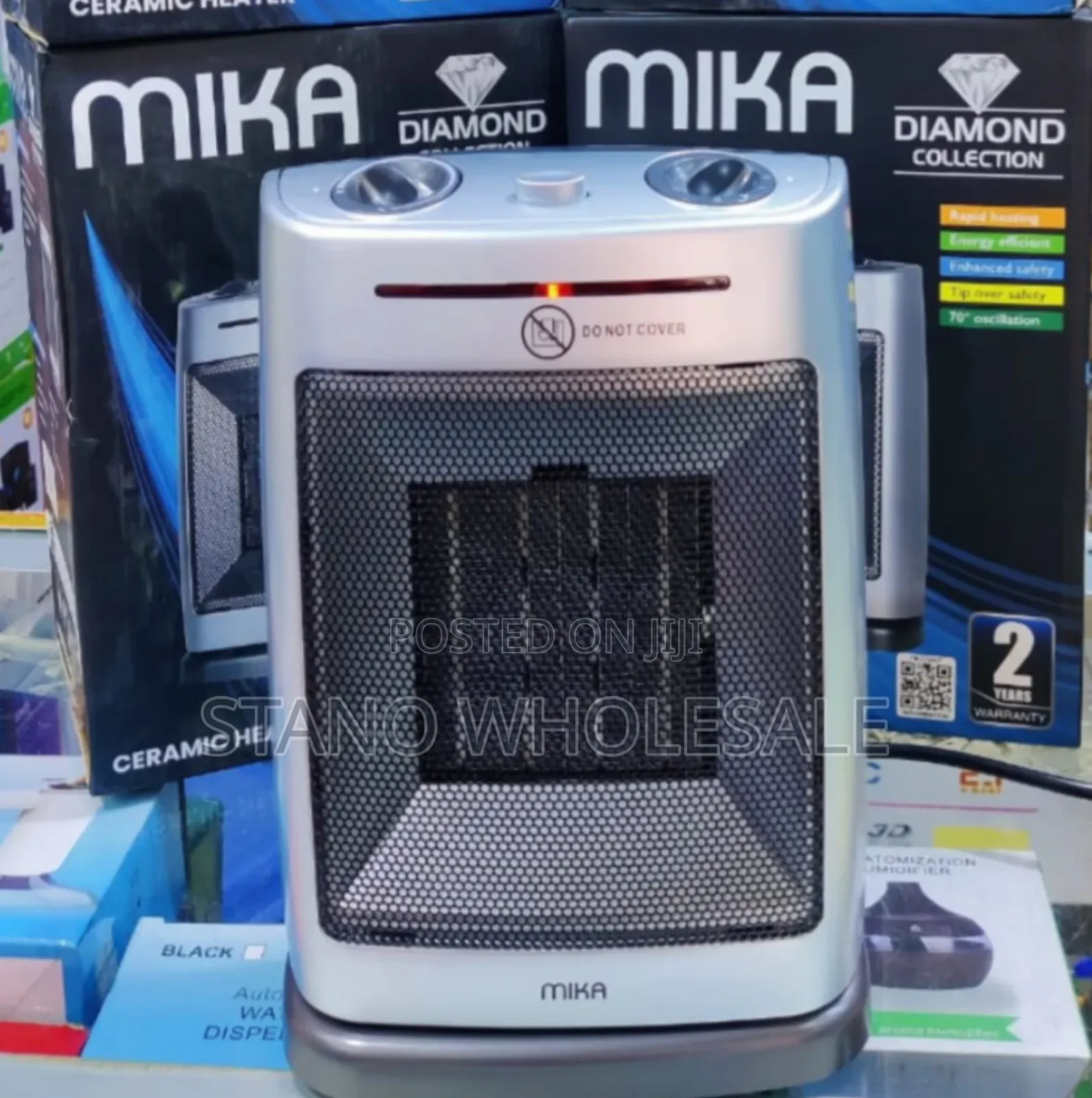 Mika Box Fan Heater