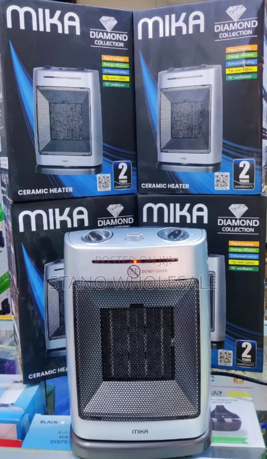 Mika Box Fan Heater