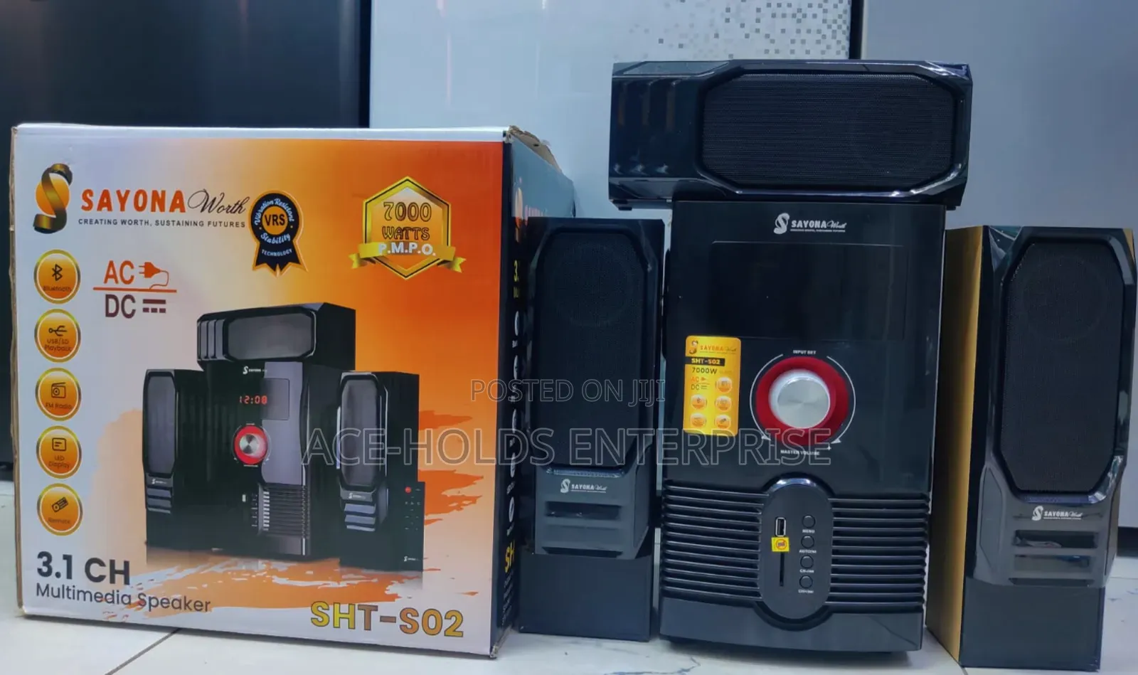 Sayona Worth SHT-S03/ S02 - 3.1 Channel Sub-Woofer