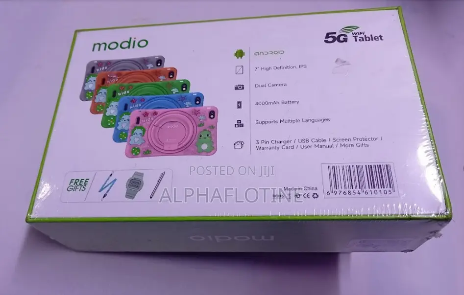 Modio 5G M796 Kid’s Tablet – 7′′ – 6GB RAM – 256GB ROM – SIM Enabled