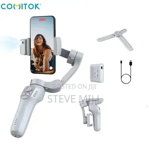 COMITOK L7C Pro 3-Axis AI Gimbal | Magnetic Tracker + Fill Light