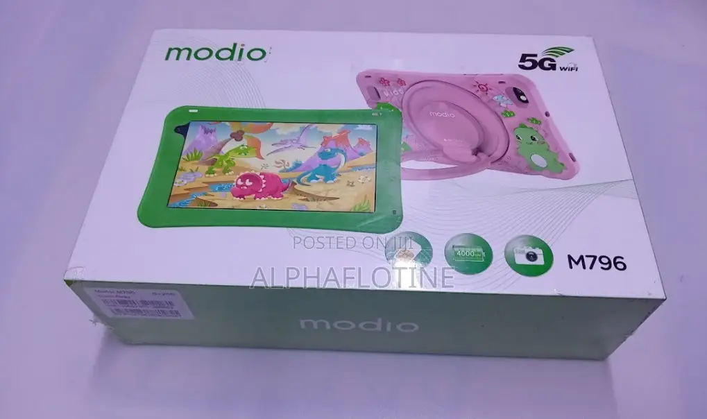 Modio M796 Kids Tablet, 6GB /256gb ,Wi-Fi Sim Card 7-Inch Android 13
