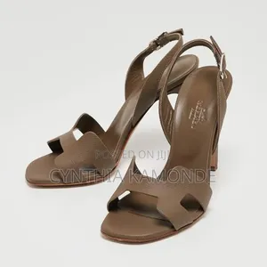 Leather Slingback Heels