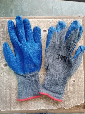 Heavy-Duty Blue PVC Coated Work Gloves