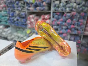 Adidas F-50 Hyperfast Elite Orange Black Stripes  