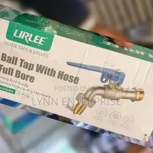 Lirlee WASHING MACHINE TAPS Ball Tap With Hose Full Bore