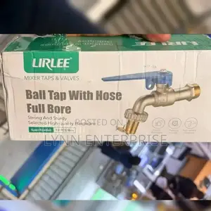 Lirlee WASHING MACHINE TAPS Ball Tap With Hose Full Bore