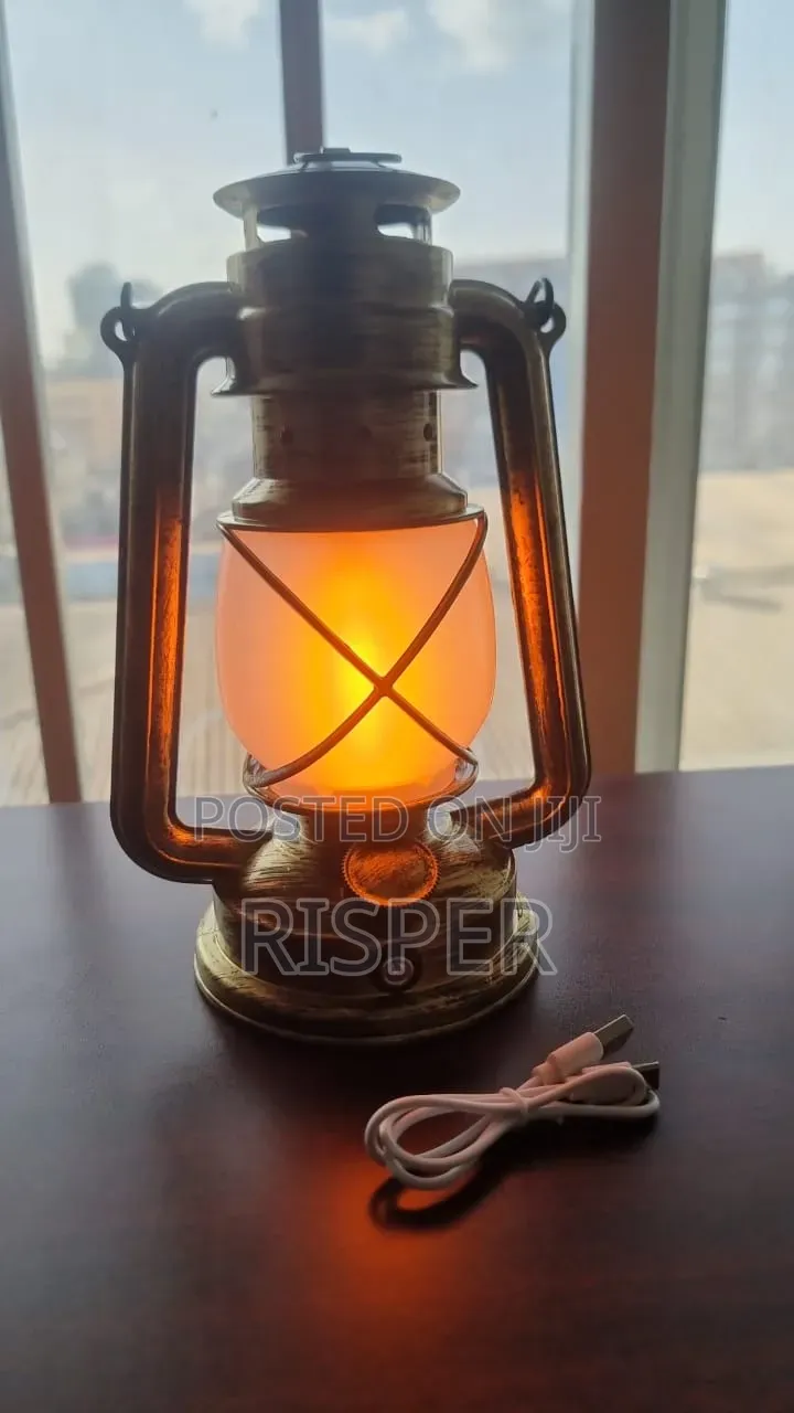 Rechargable Vintage 35cm LED LANTERN LAMP