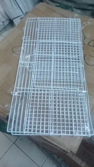 Metal Wire Pet Cage With a Removable Plastic Base Tray, Bottle, Wheel