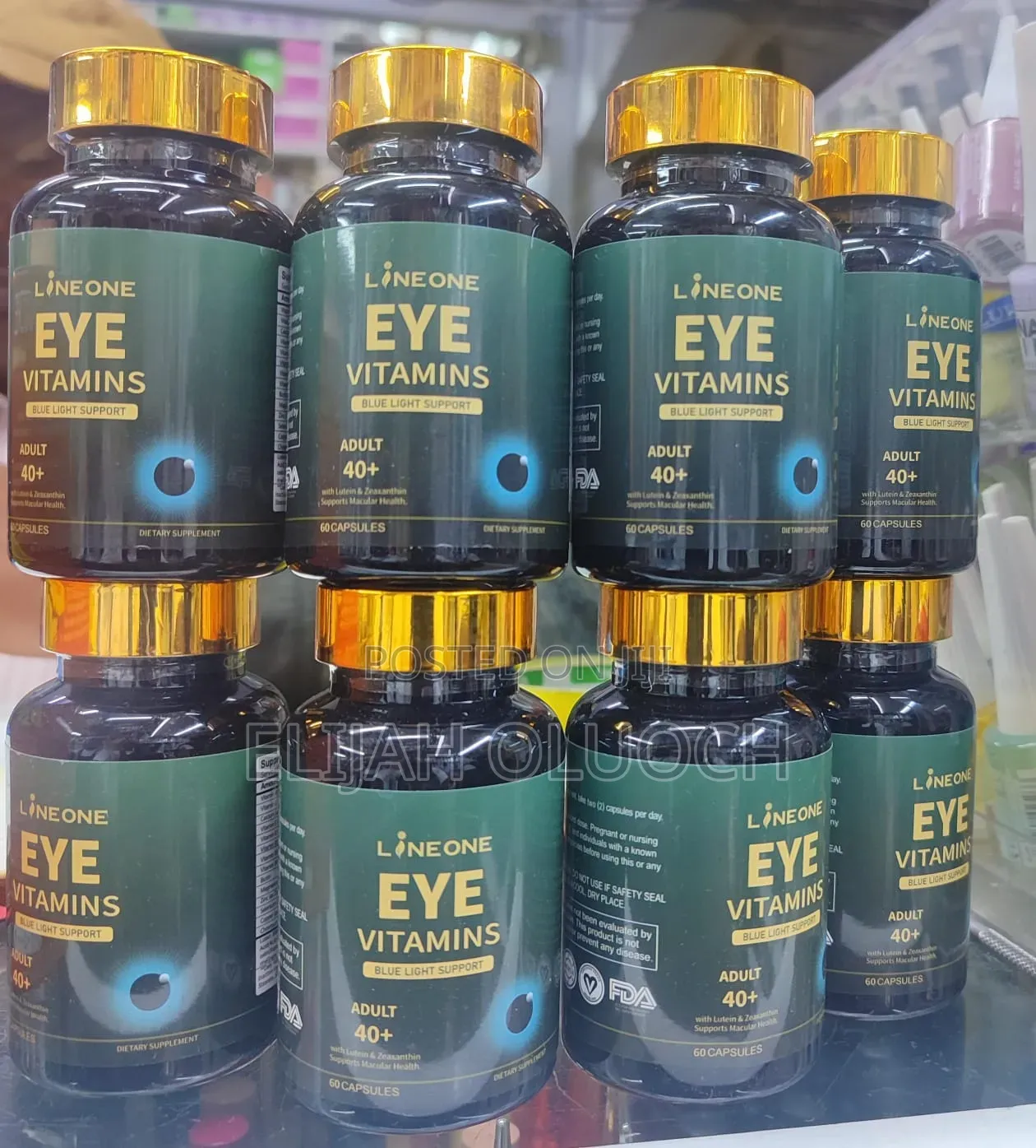 Line One Eye Vitamins (Adult 40+, Blue Light Support) Supplements