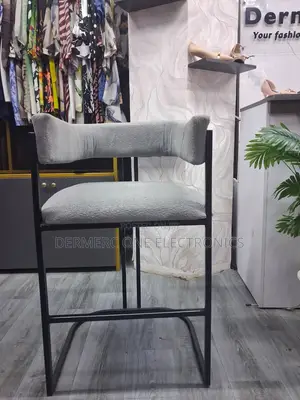 Modern High Counter Chairs, Color Gray