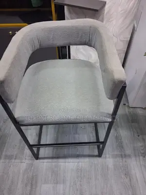Modern High Counter Chairs, Color Gray