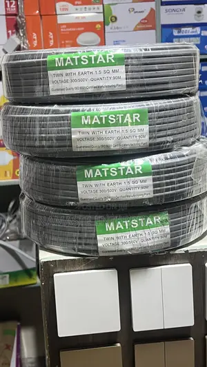 Matstar Twin With Earth 1.5 Sq Mm - 90m Roll